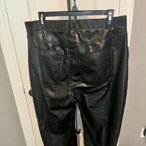 Abercrombie & Fitch Black Leather Pants